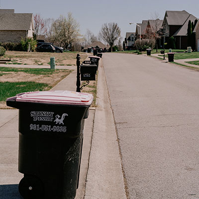 Stinky Pinky Residential Trash Service neighborhood carts